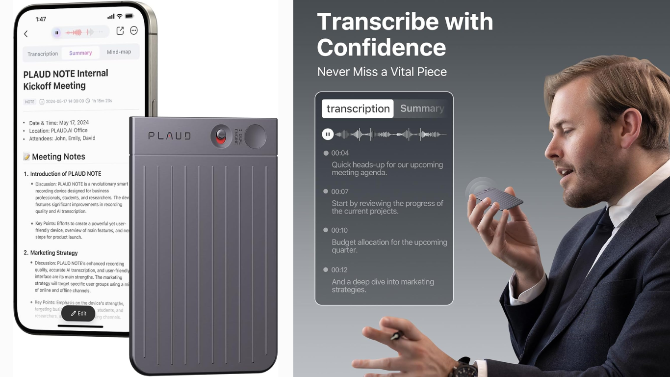 PLAUD NOTE AI Voice Recorder