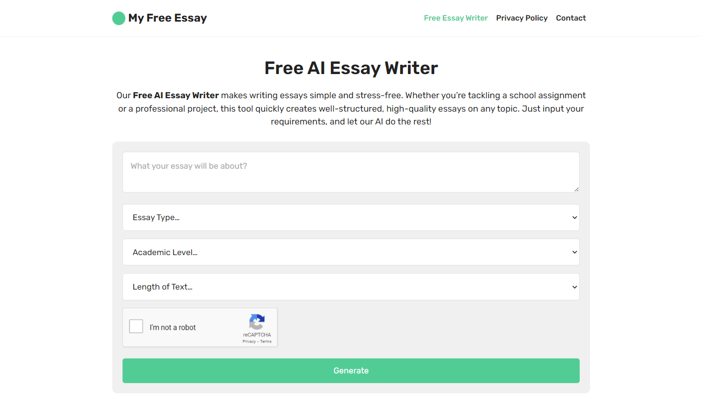 MyFreeEssay