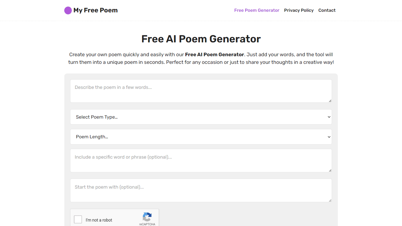 MyFreePoem