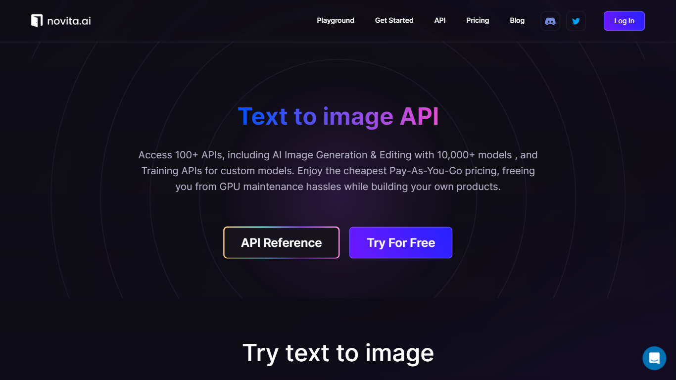 The Text to Image API of novita.ai