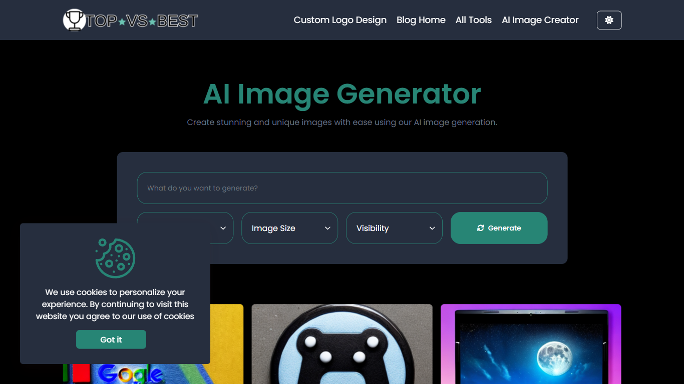 TOPVSBEST Free AI Image Creator