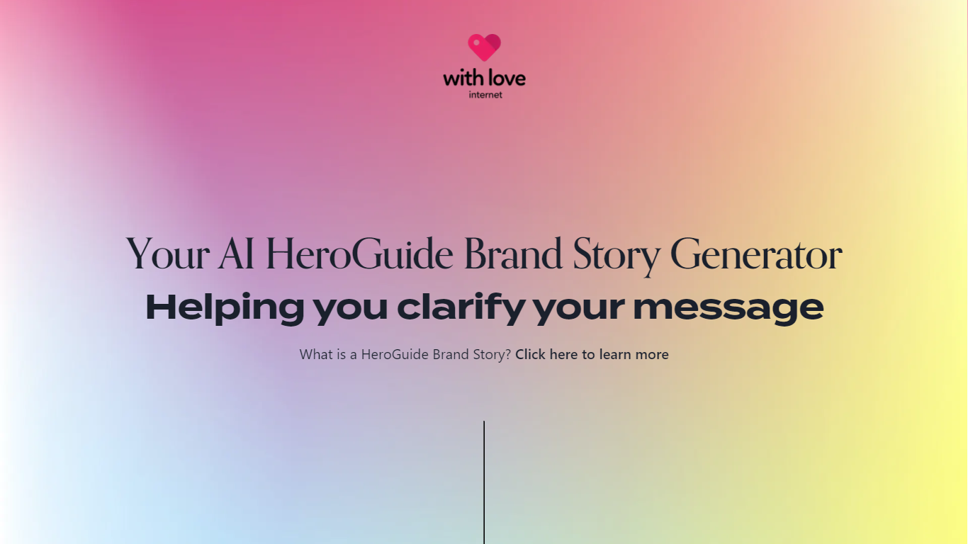 HeroGuide Brand Story Generator