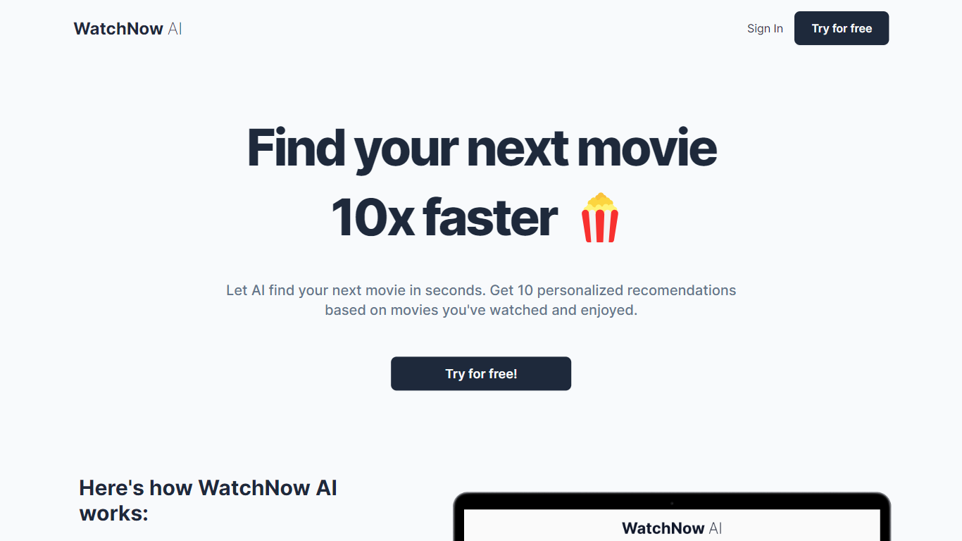 WatchNow AI