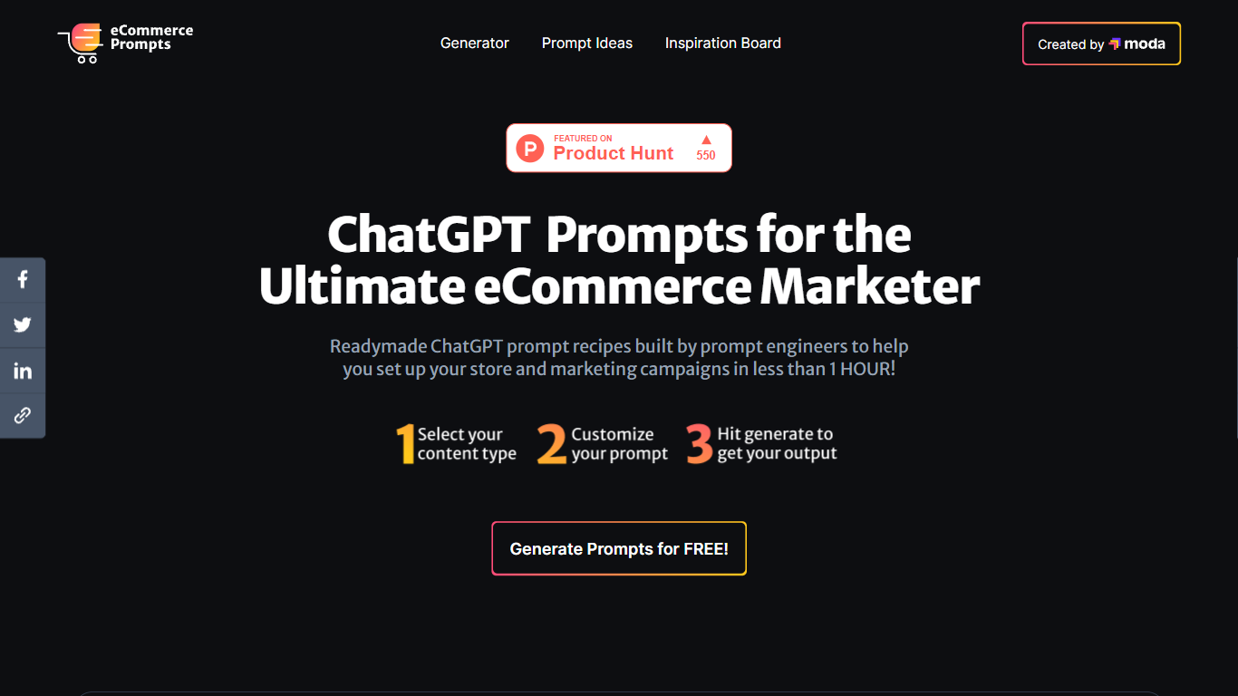 eCommerce ChatGPT Prompts