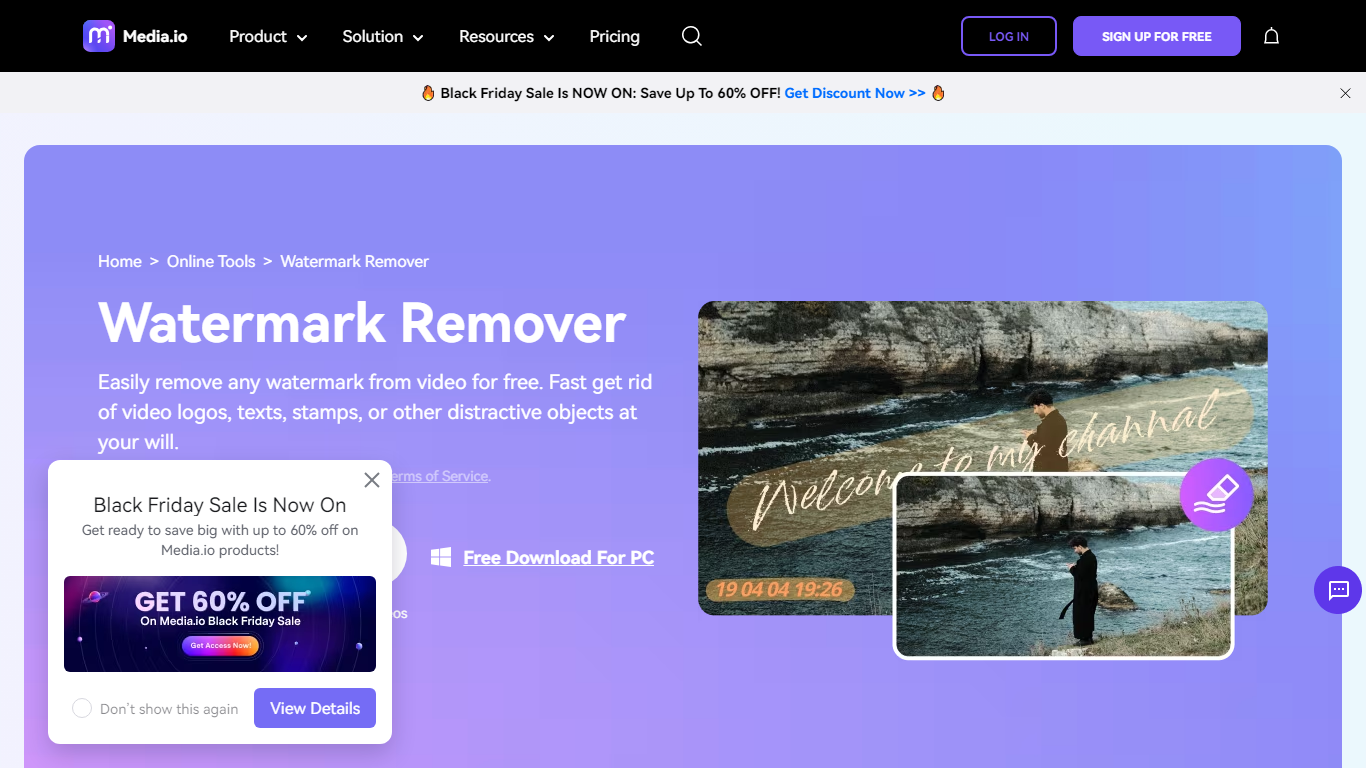Watermark Remover By Media.io