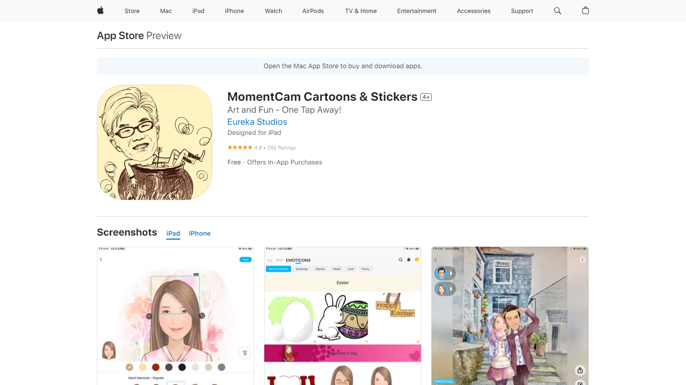 âMomentCam Cartoons & Stickers