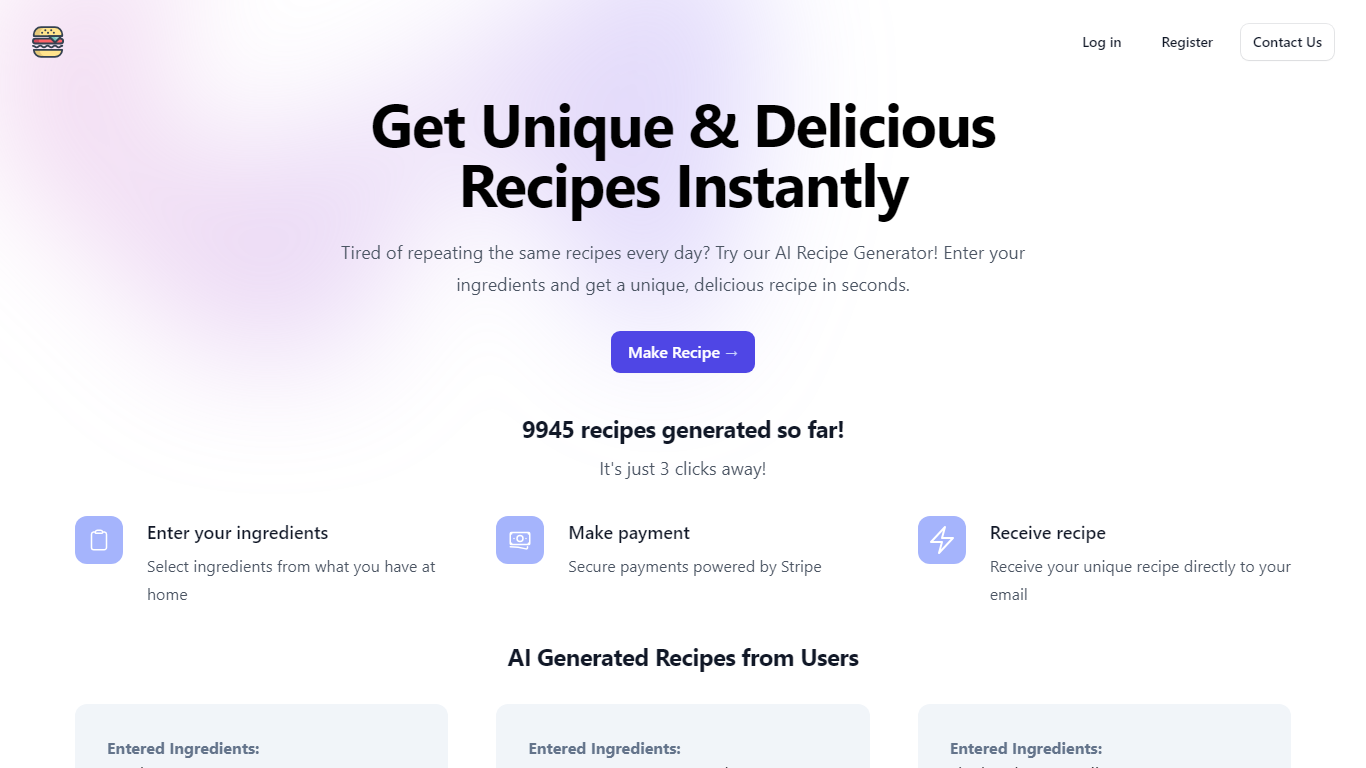 AI Recipe Generator