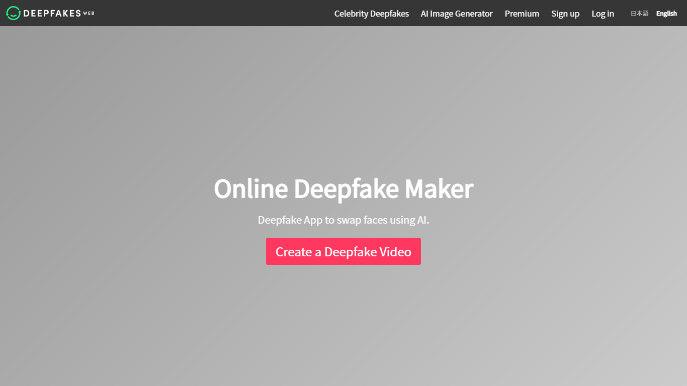 Deepfakes Web - Face Swap}