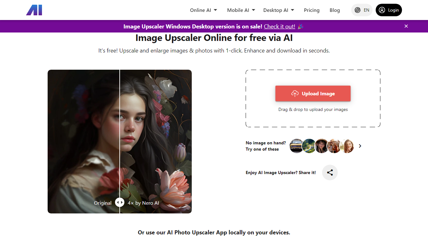 AI Image Upscaler By AI Nero