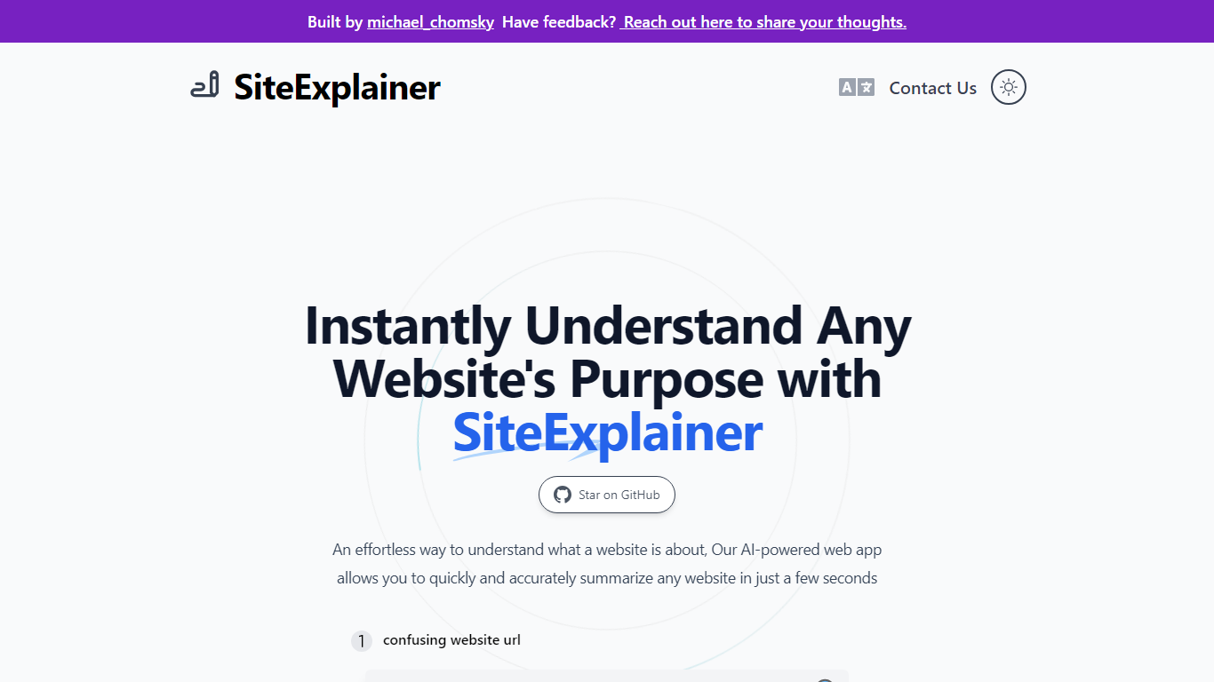 SiteExplainer