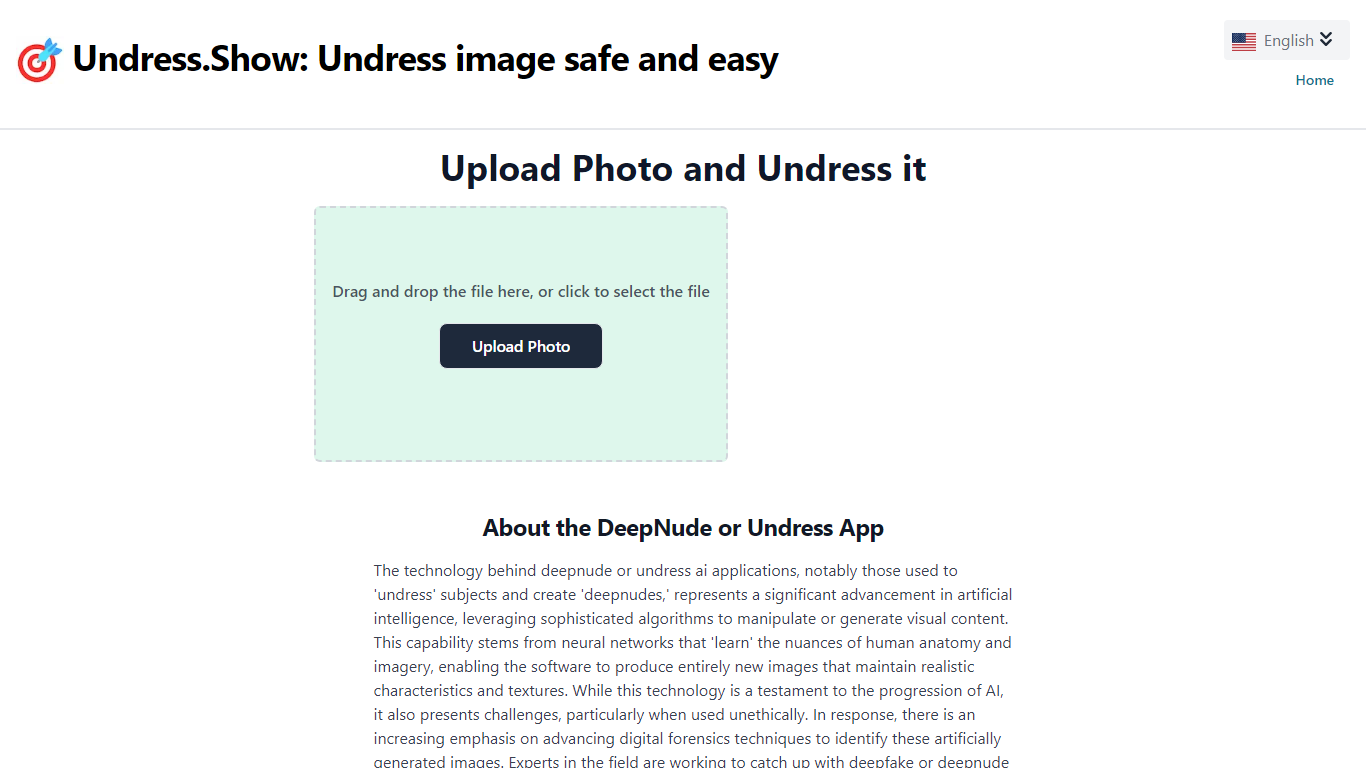 Undress.Show - Remove Clothes from Photos}