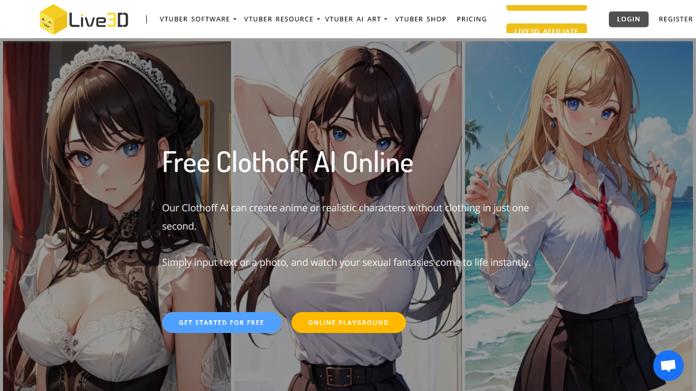 Clothoff AI on Live3D - Remove Clothes from Photos}