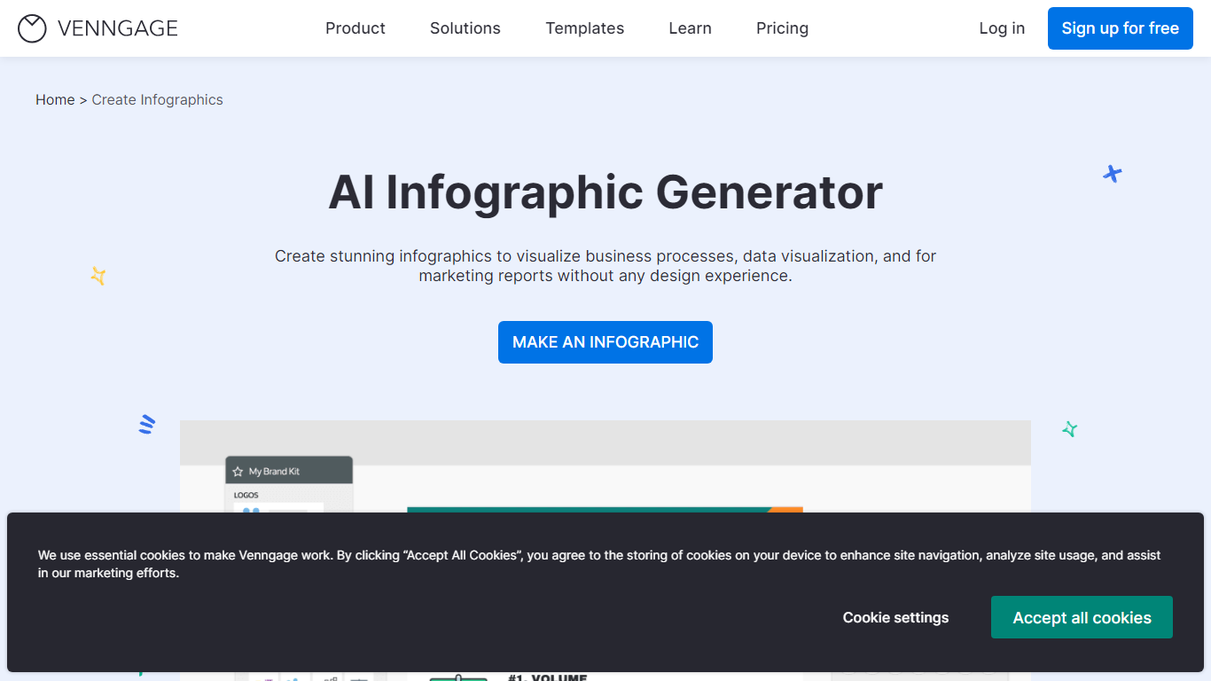 AI Infographic Generator - Venngage