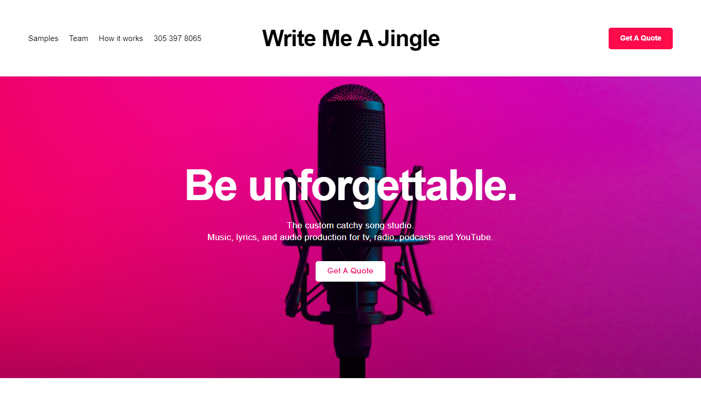 Write Me A Jingle