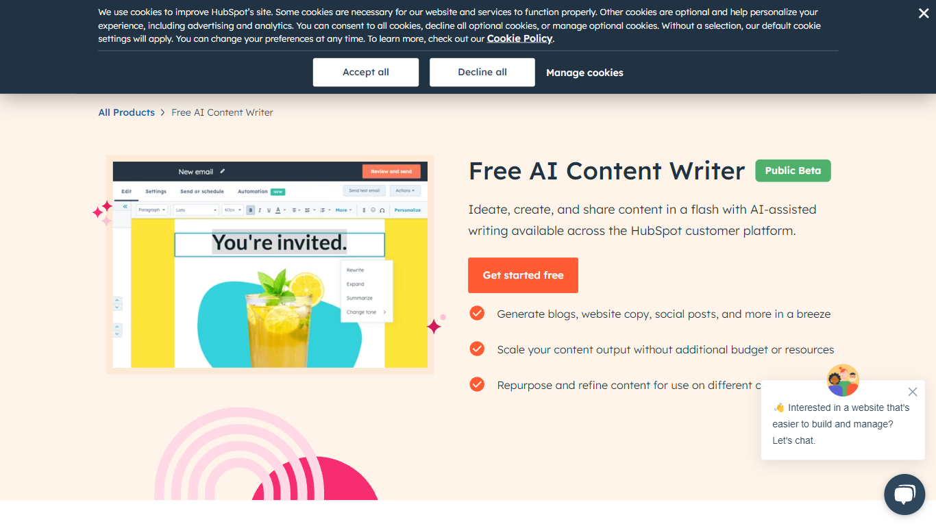 AI Content Writer | HubSpot