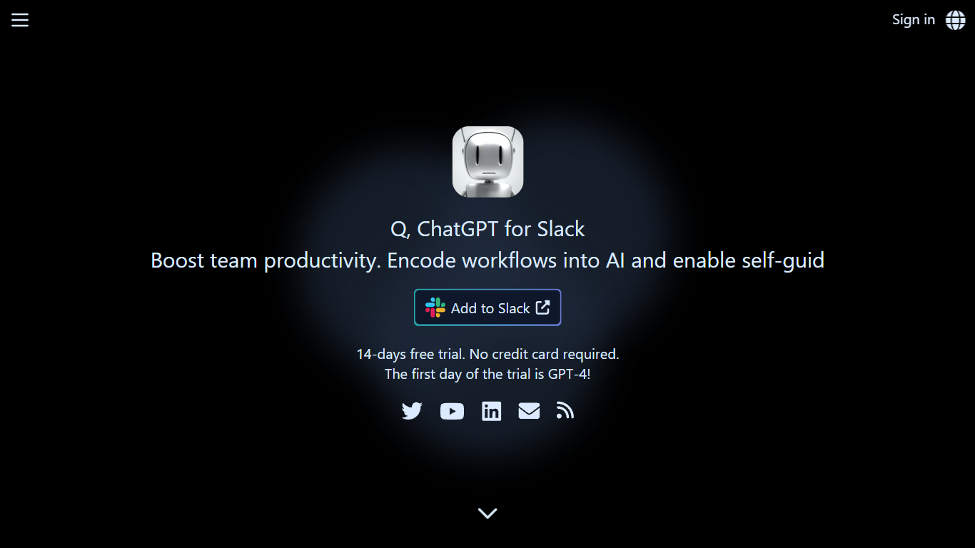 Q, ChatGPT for Slack