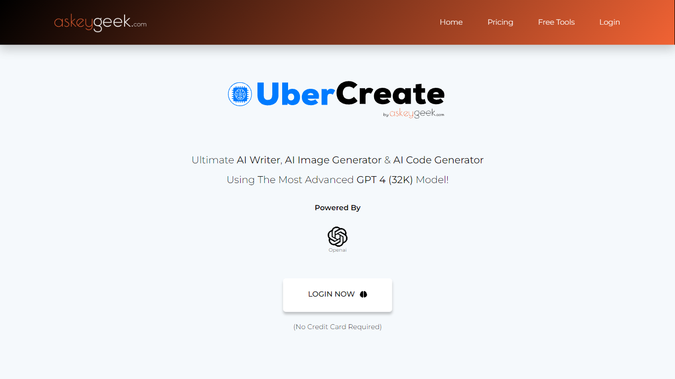 UberCreate - askeygeek