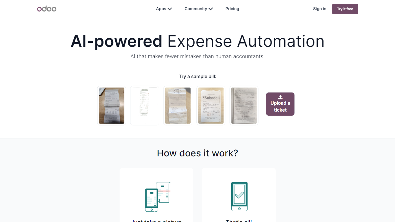 AI-powered Expense Automation | Odoo