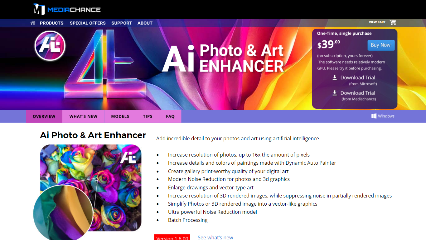 AI Photo & Art Enhancer - MediaChance