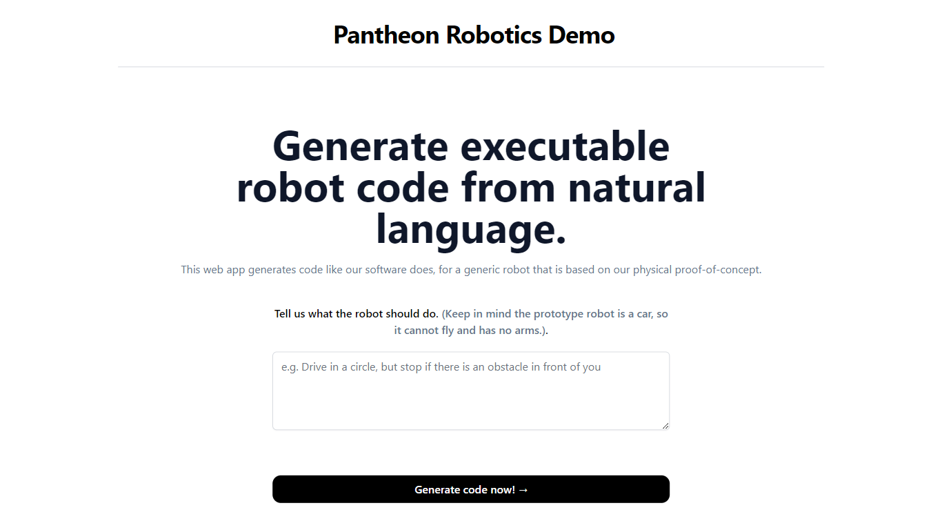 Pantheon Robotics