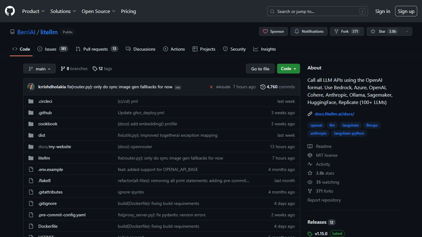 BerriAI/litellm - GitHub