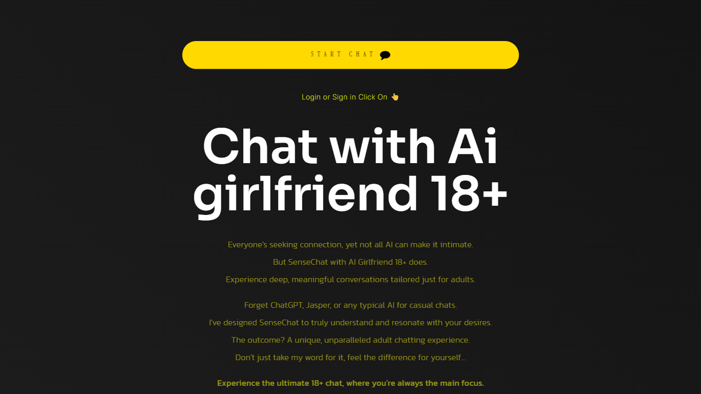 SenseChat's AI Girlfriend