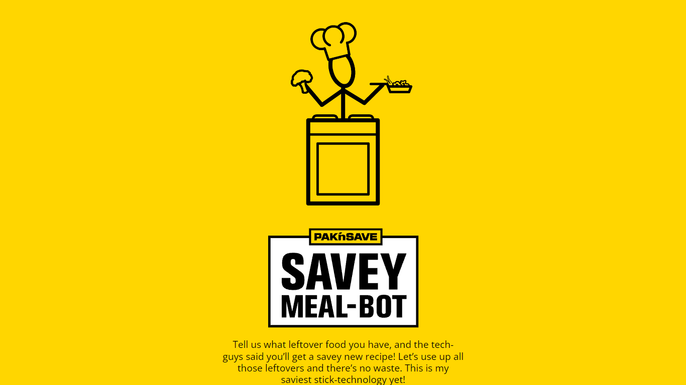 PAK'nSAVE Savey Meal-Bot