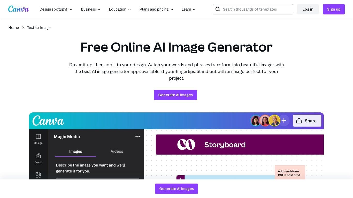 AI Image Generator | Canva