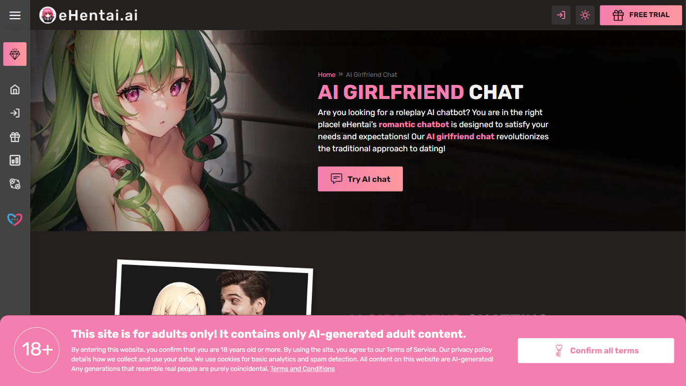 Dating with AI Hentai Girls - eHentai.ai
