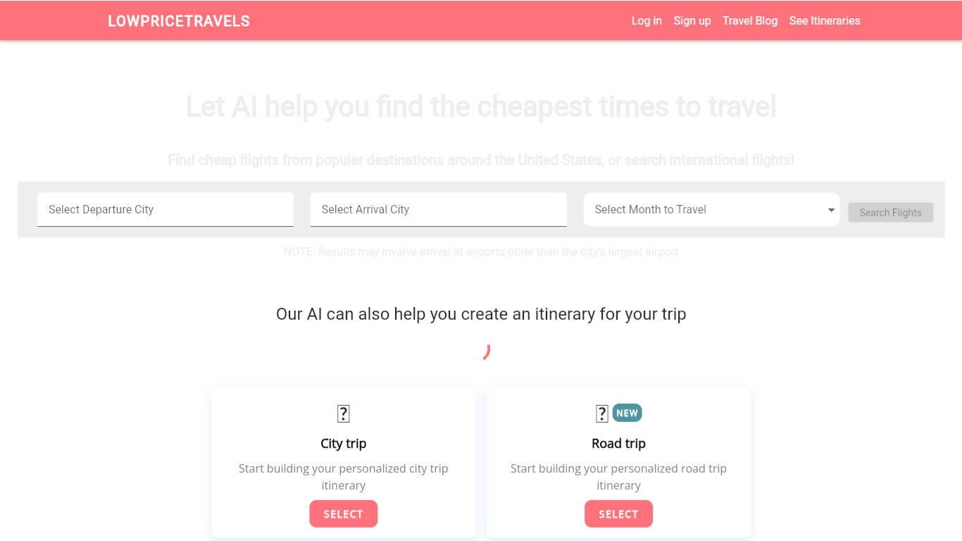 LowPriceTravels AI