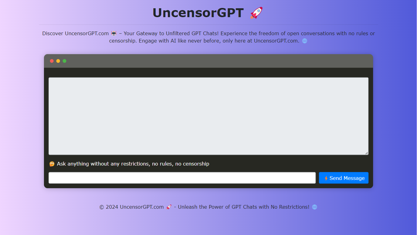 UncensorGPT.com ð 