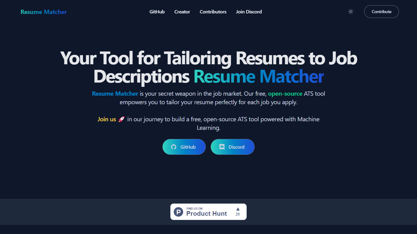 Resume Matcher  