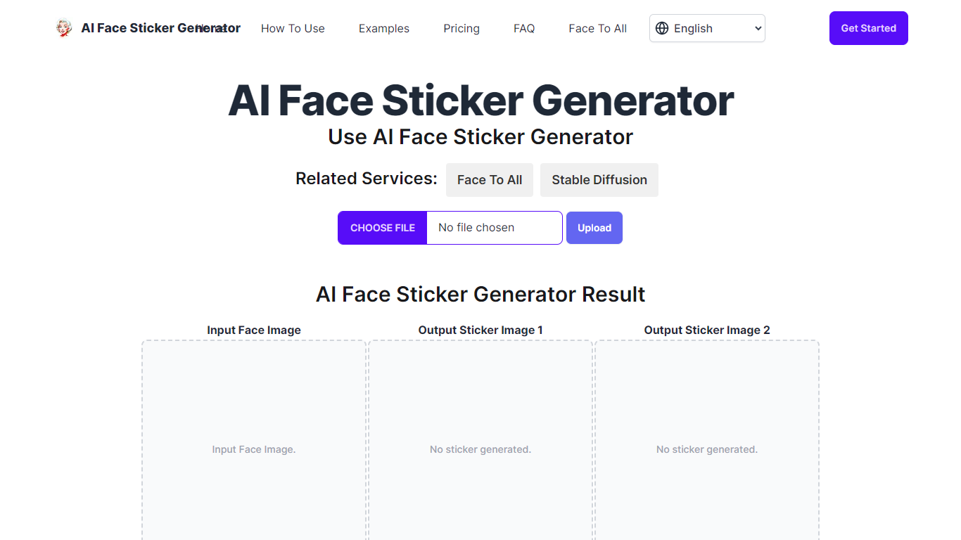 AI Face Sticker Generator 