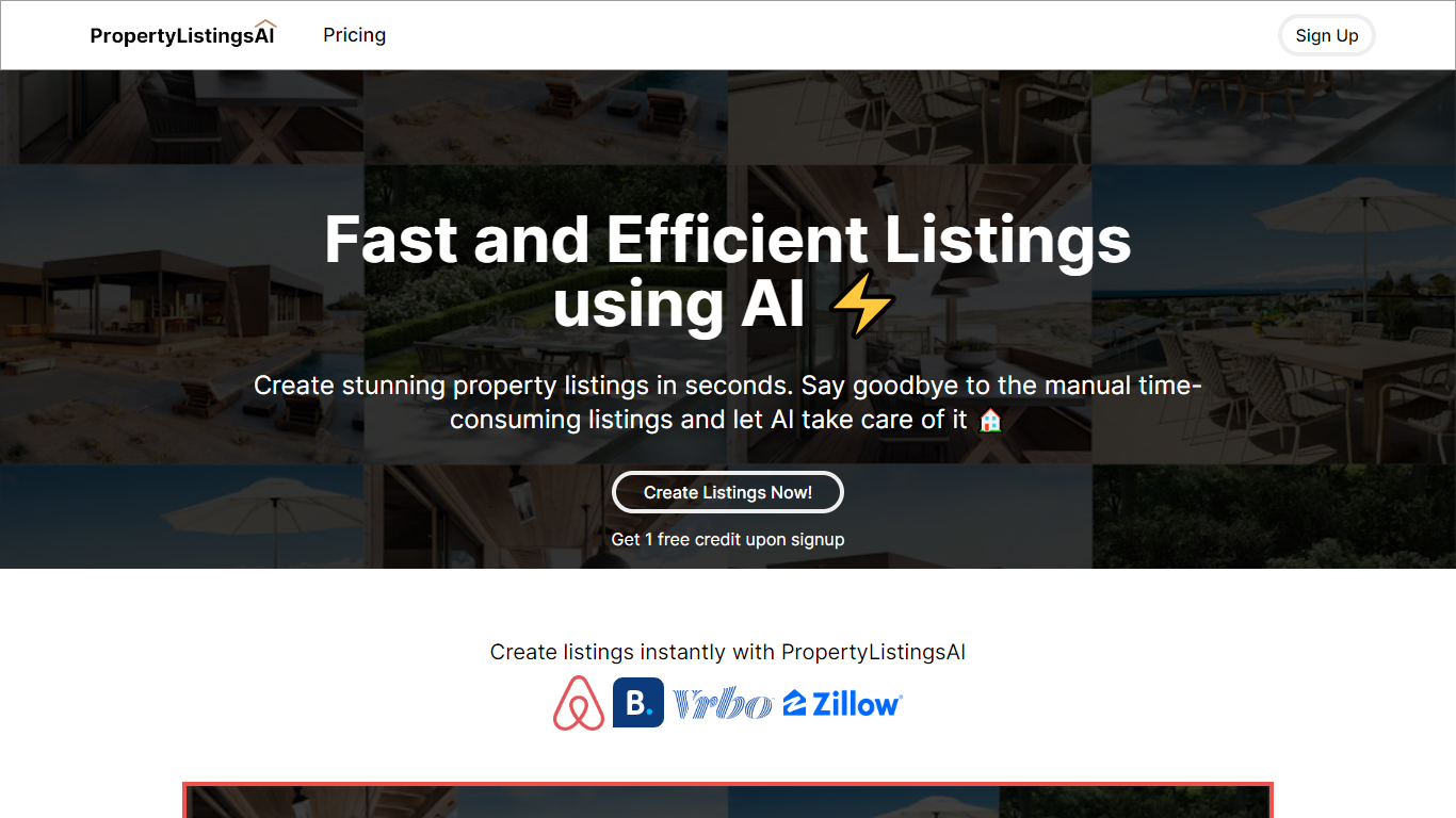 Property Listings AI