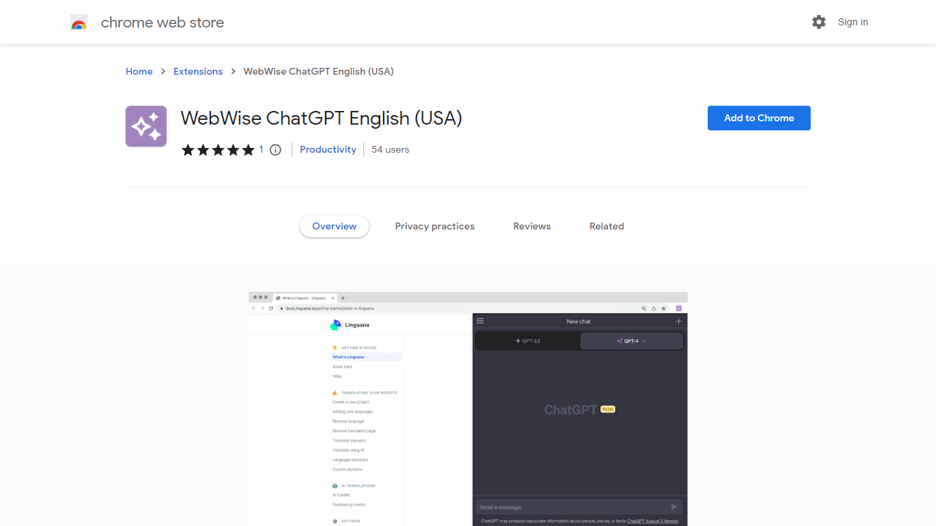 WebWise ChatGPT