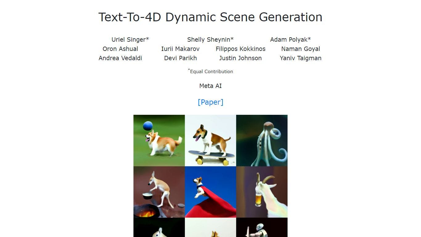 Text-To-4D