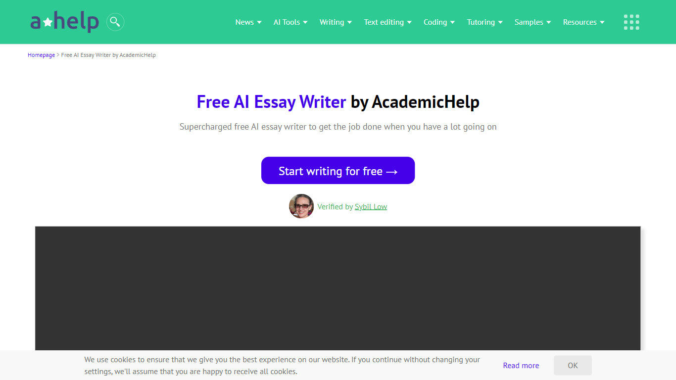 Academic Help - AI Essay Writer