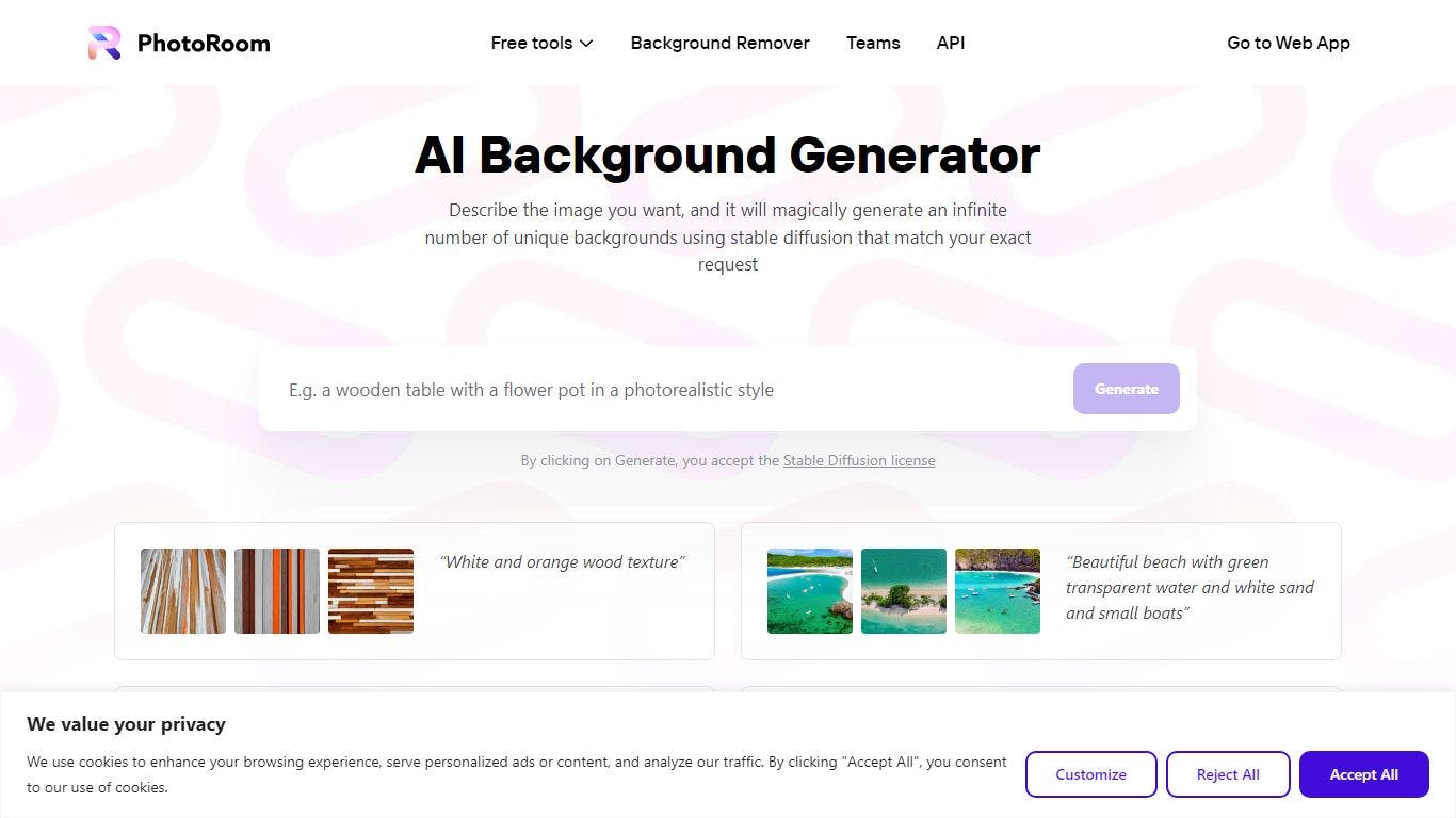AI Background Generator
