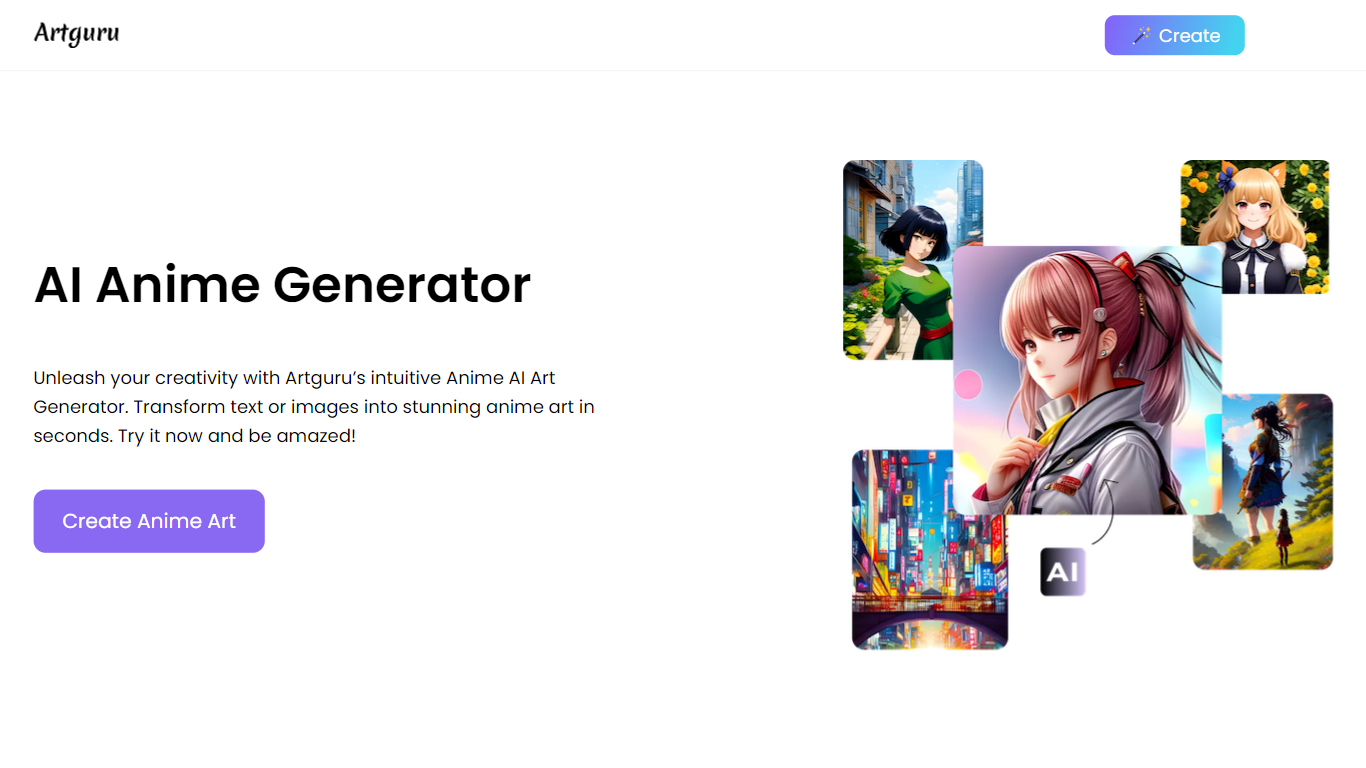 AI Anime Generator By Artguru