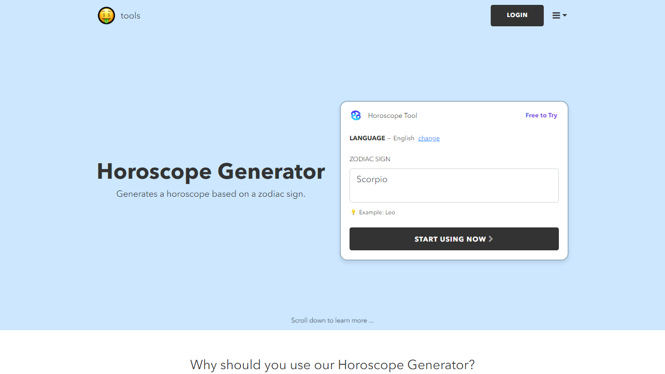 Horoscope  Generator | nichesss