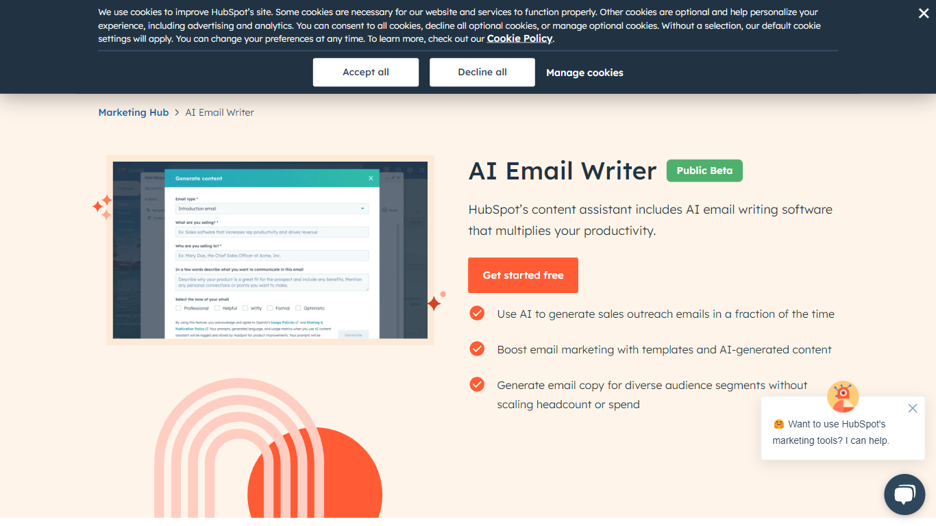 AI Email Writer | HubSpot