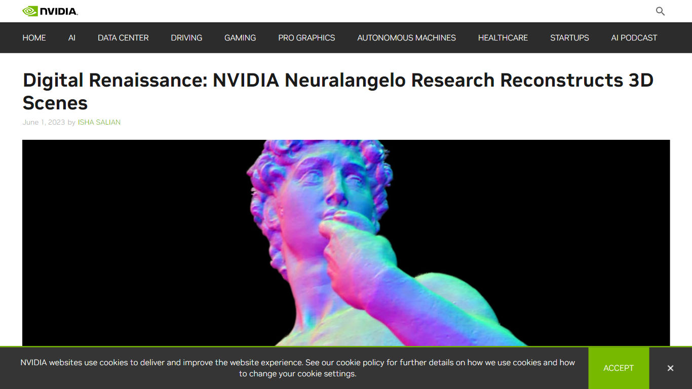 Neuralangelo Research Reconstructs 3D Scenes | NVIDIA