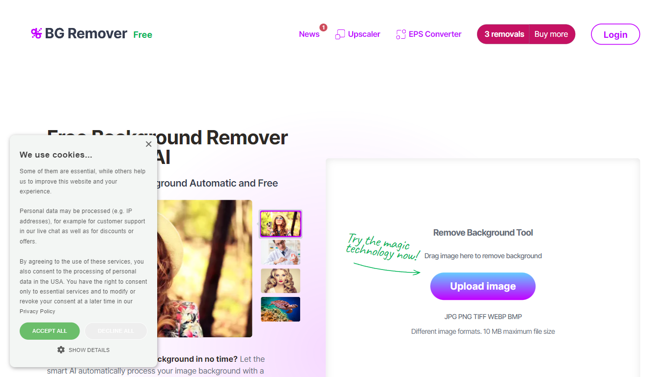Background Remover - Stockphotos.com