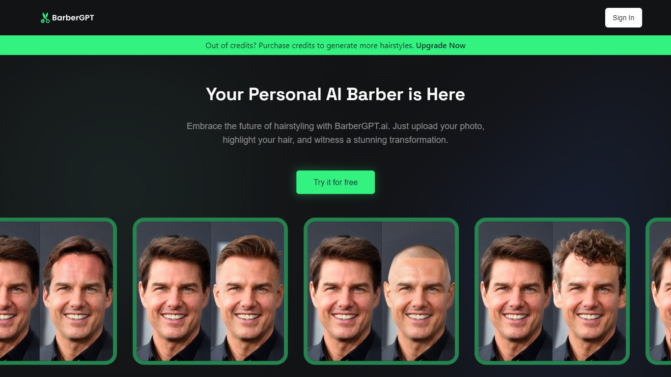 BarberGPT - AI Hairstyle Changer Apps}