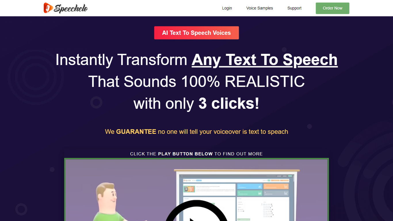 Speechelo - AI text to speech voices