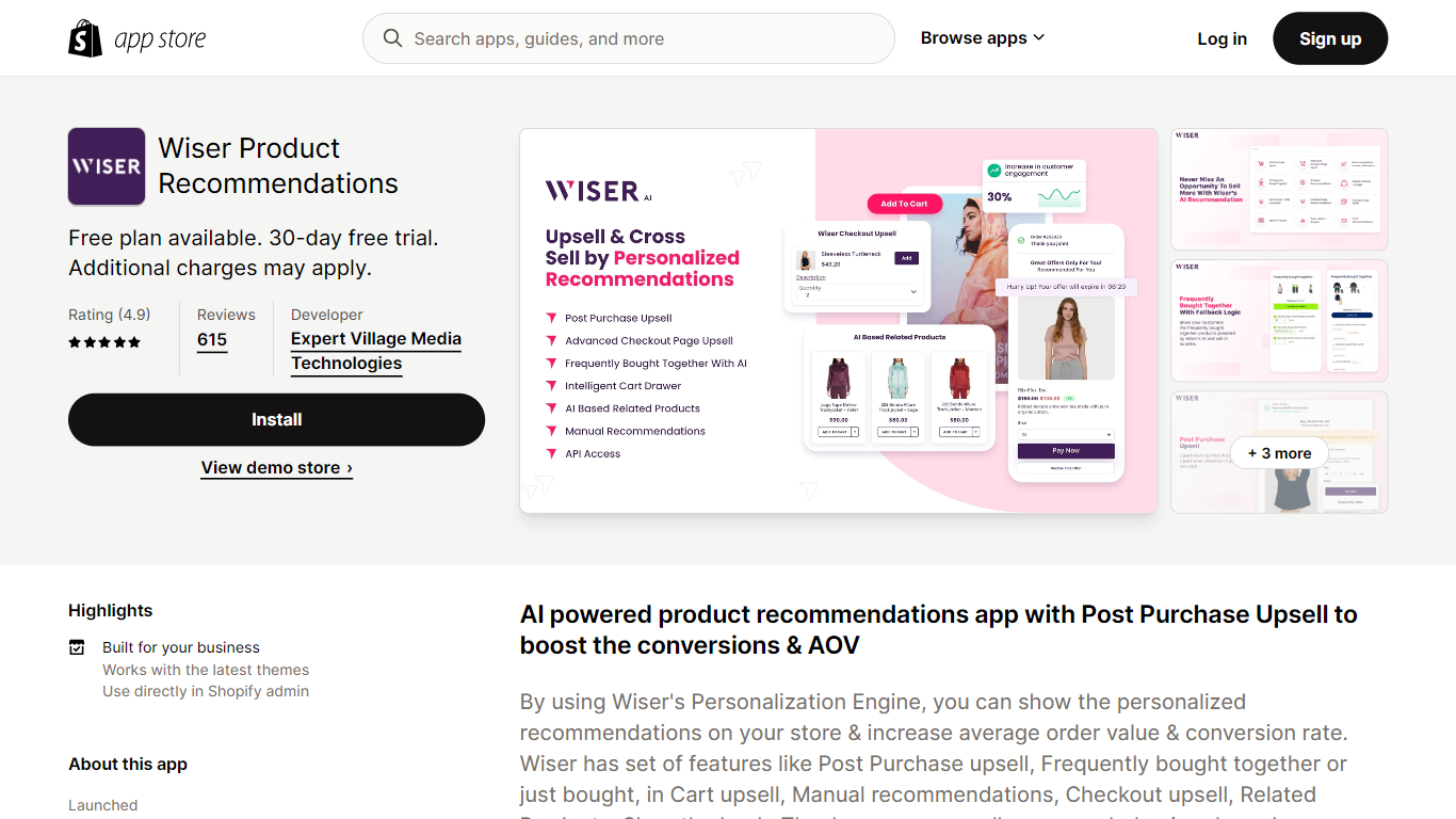 Wiser | Shopify App