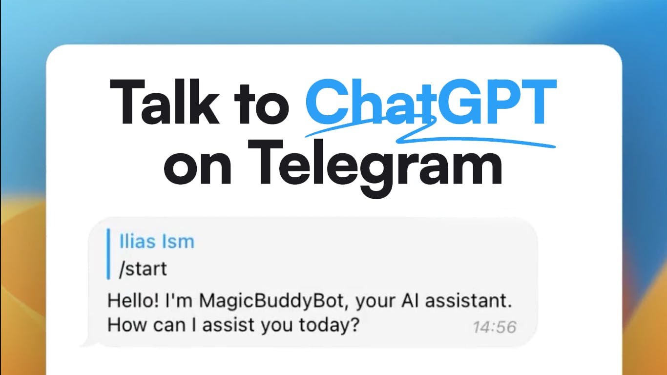 ChatGPT in Telegram with MagicBuddy