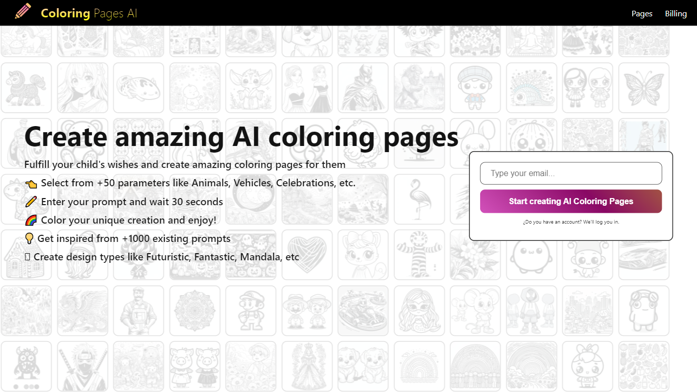 Coloring Pages AI