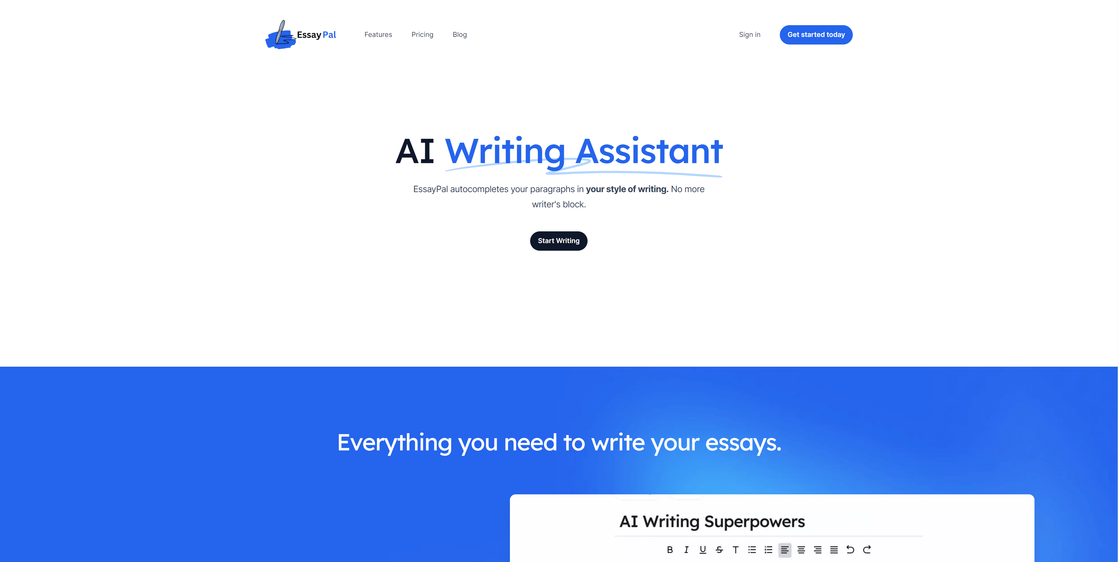 EssayPal - Best AI Essay Writer
