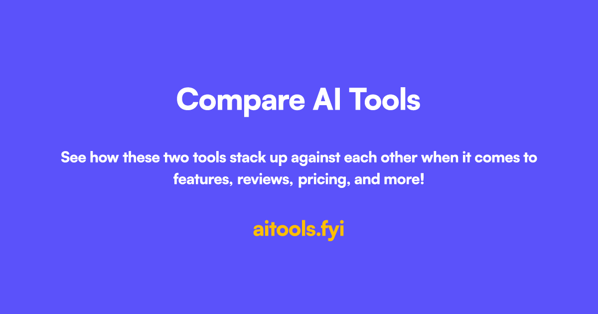 Vectorize Vs BafCloud Comparison Of AI Tools